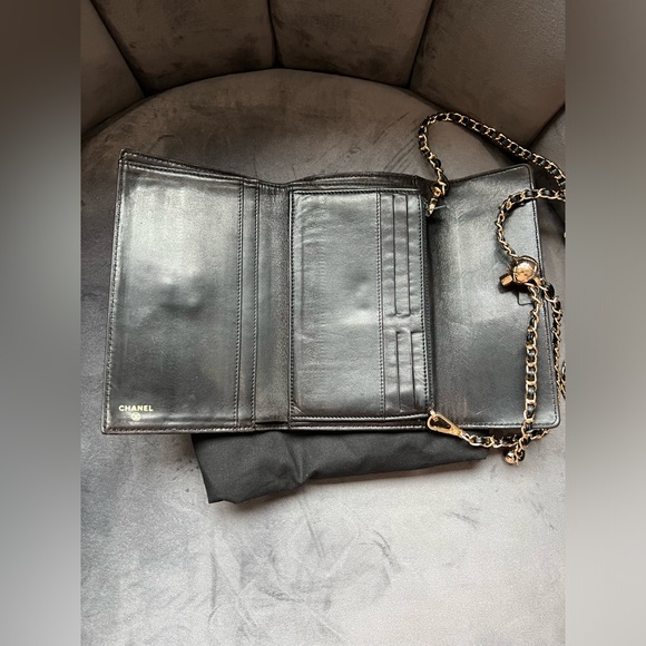 Sold. Chanel vintage caviar black clutch wallet - Picture 12 of 17